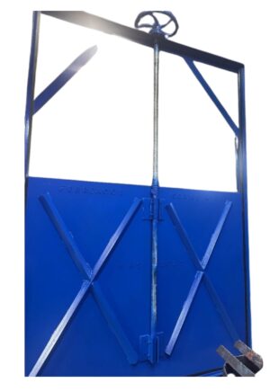 Compuerta en acero inoxidable