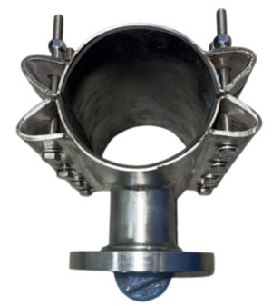 Tee partida en acero inoxidable